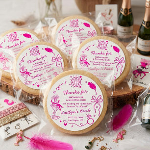 Dit Huwelijk Is Een Showgirl Bachelorette Feest Fa Ronde Sticker