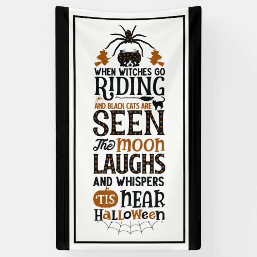 Dit in de buurt van Halloween Spandoek (Verticaal)