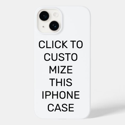 DIT IPHONE-GEVAL AANPASSEN Case-Mate iPhone CASE (Achterkant)
