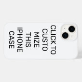 DIT IPHONE-GEVAL AANPASSEN Case-Mate iPhone CASE (Achterkant (horizontaal))