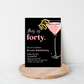 Dit is 40, veertig, verjaardag, volwassen feest, kaart