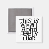 Dit is ADHD Magneet (Voorkant / Achterkant)