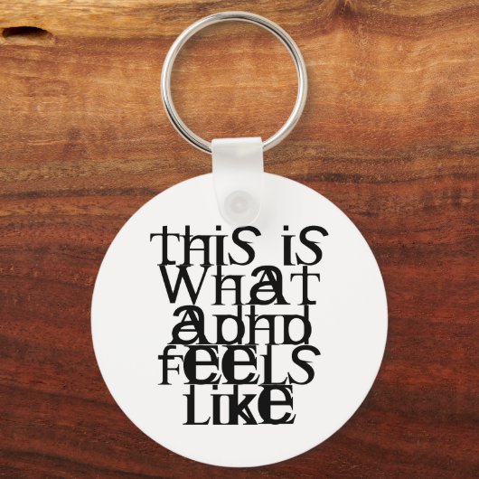 Dit is ADHD Sleutelhanger (Voorkant)