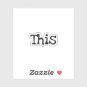 Dit is Aesthetische Trendy scrapbook Sticker (Vel)