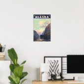 Dit is Alaska Vintage Travel Poster (Thuiskantoor)