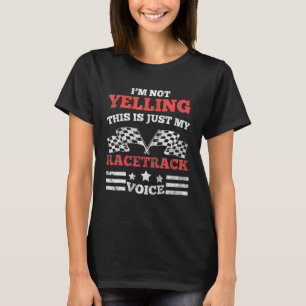 Dit is alleen mijn racertrack met racer coach Raci T-shirt
