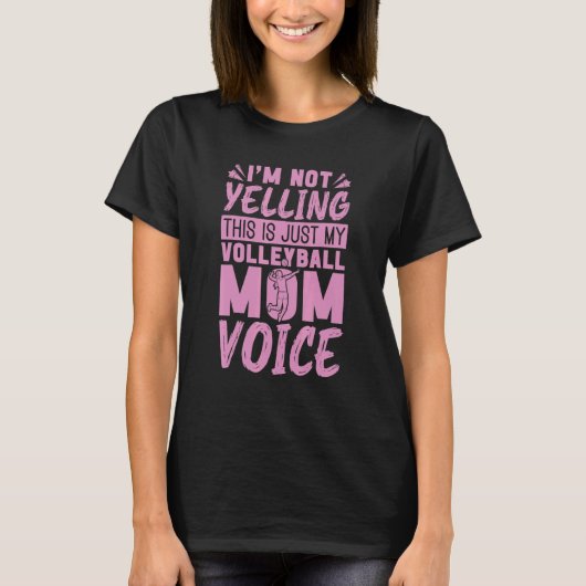 Dit is alleen mijn volleybal mama Voice Volleyball T-shirt (Voorkant)