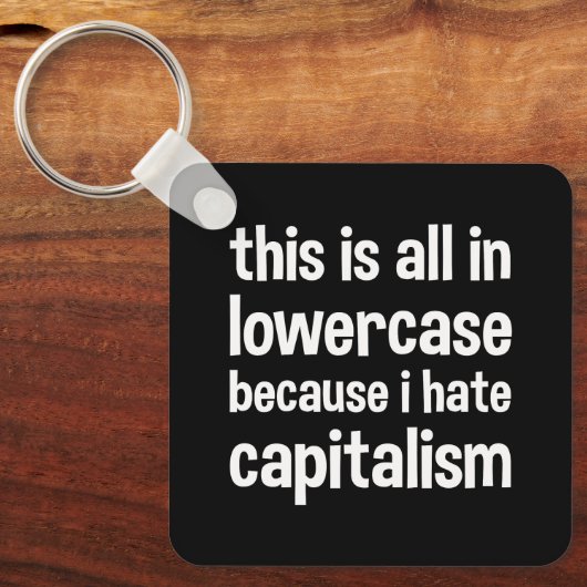 Dit is allemaal in kleine letters omdat ik een hek sleutelhanger (Voorkant)