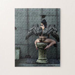 Dit is alles wat je krijgt van een gothische kunst legpuzzel