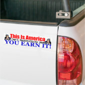 Dit is Amerika! Bumpersticker (Op Truck)