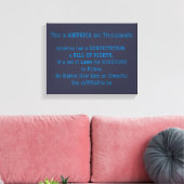 Dit is Amerika Canvas Afdruk (Insitu (Woonkamer))