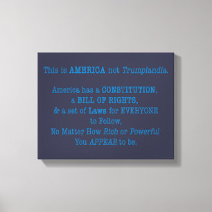 Dit is Amerika Canvas Afdruk