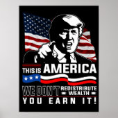 Dit is Amerika dat we je niet herverdelen. Poster (Voorkant)