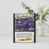 Dit is Amerika houdt het vrij! Briefkaart (Staand voorkant)