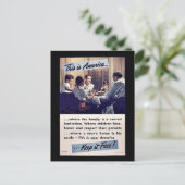 Dit is Amerika houdt het vrij! Briefkaart (Staand voorkant)