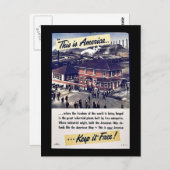 Dit is Amerika houdt het vrij! Briefkaart (Voorkant / Achterkant)