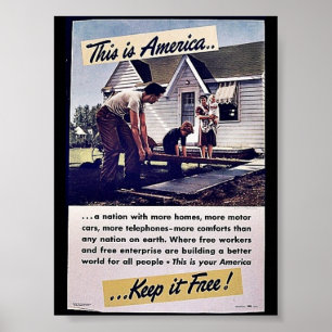 Dit is Amerika houdt het vrij! Poster