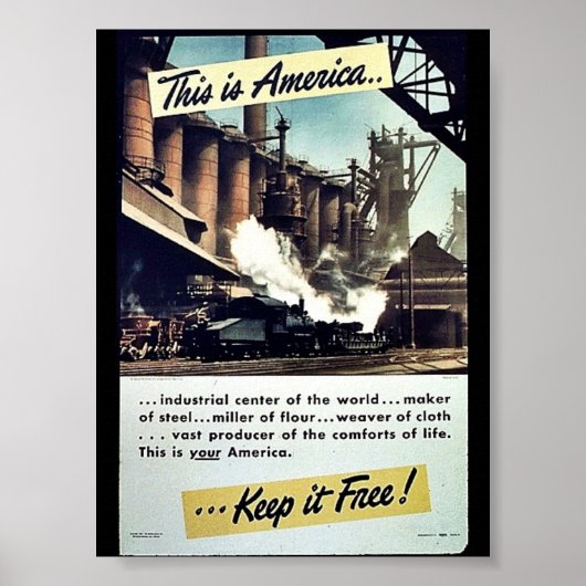 Dit is Amerika houdt het vrij! Poster (Voorkant)