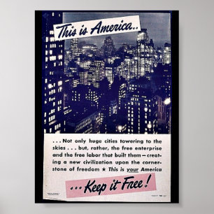 Dit is Amerika houdt het vrij! Poster