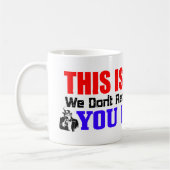 Dit is Amerika! Koffiemok (Links)