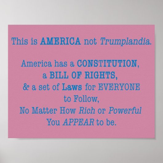 Dit is Amerika Poster (Voorkant)