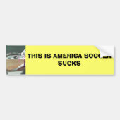 DIT IS AMERIKA SOCCER SUCCES BUMPERSTICKER (Voorkant)