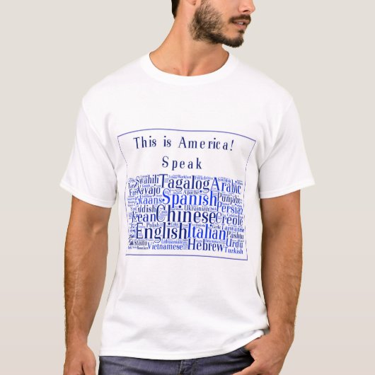 Dit is Amerika! T-shirt (Voorkant)
