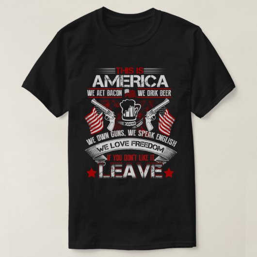 Dit is Amerika T-shirt (Design voorkant)
