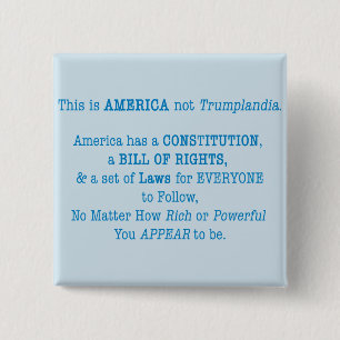 Dit is Amerika Vierkante Button 5,1 Cm