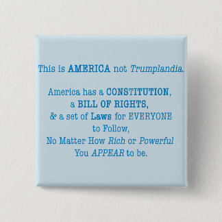 Dit is Amerika Vierkante Button 5,1 Cm