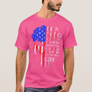 Dit is Amerika we eten vlees dat we Drinken in bie T-shirt