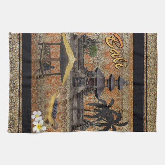 Dit is Bali Kitchen Towel Theedoek (Horizontaal)