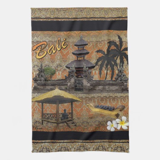 Dit is Bali Kitchen Towel Theedoek (Verticaal)