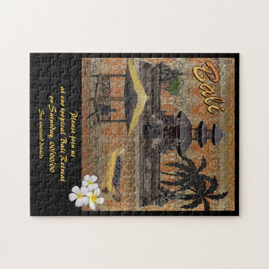 Dit is Bali-uitnodiging Legpuzzel (Horizontaal)