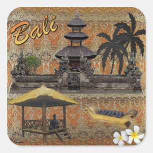 Dit is Bali Vierkante Sticker