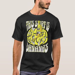 Dit is Bananas Dansende Music Bananas Graphic T-shirt