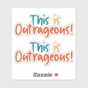 Dit is belachelijk grappig  sticker