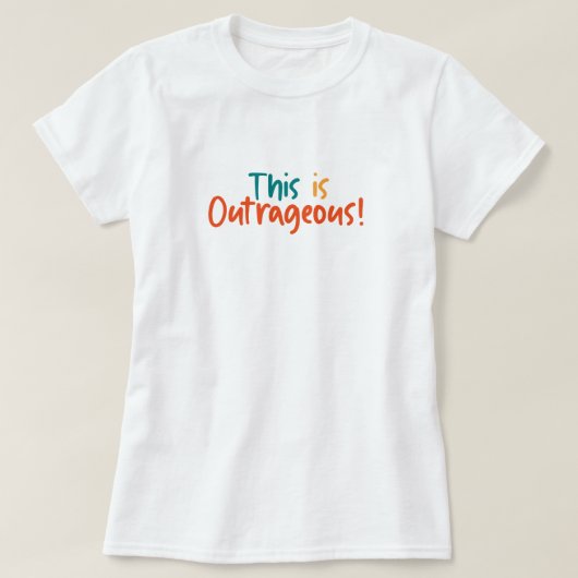 Dit is belachelijk grappig t-shirt (Design voorkant)