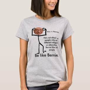 Dit is Bernie stick man t-shirt. T-shirt