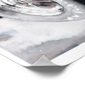 Dit is Black Sunshine:  Mustang Car Art Poster (Hoek)