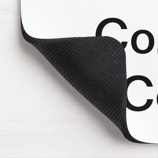 Dit is blanco Coz' ik ben kool - Mousepad Muismat (Hoek)