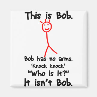Dit is Bob — Knock Knock Jokes — Bob Jokes Memes Magneet