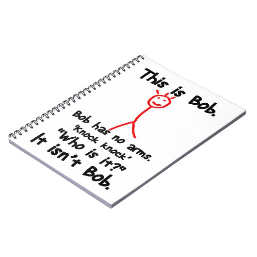 Dit is Bob — Knock Knock Jokes — Bob Jokes Memes Notitieboek (Linkerzijde)