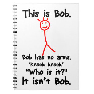 Dit is Bob — Knock Knock Jokes — Bob Jokes Memes Notitieboek