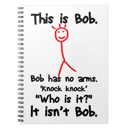Dit is Bob — Knock Knock Jokes — Bob Jokes Memes Notitieboek (Voorkant)