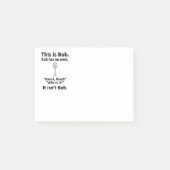 Dit is Bob Post-it® Notes (Voorkant)