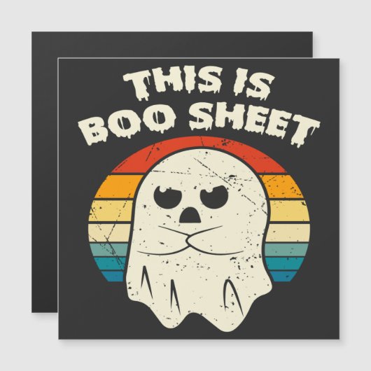 Dit is BOB Sheet Ghost Retro Halloween (Voorkant / Achterkant)