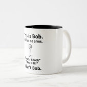 Dit is Bob Tweekleurige Koffiemok (Voorkant rechts)