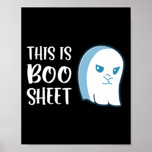 Dit is boekenblad leuk Halloween Gezegden Poster