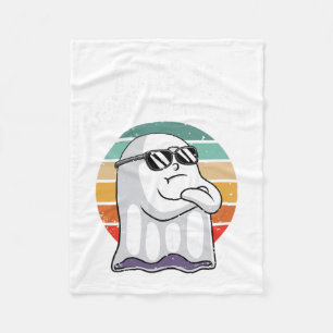 Dit is boekenblad leuk Halloween kostuum spook woo Fleece Deken